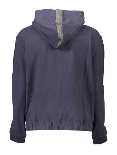 US POLO SWEATSHIRT WITH ZIP WOMAN BLUE