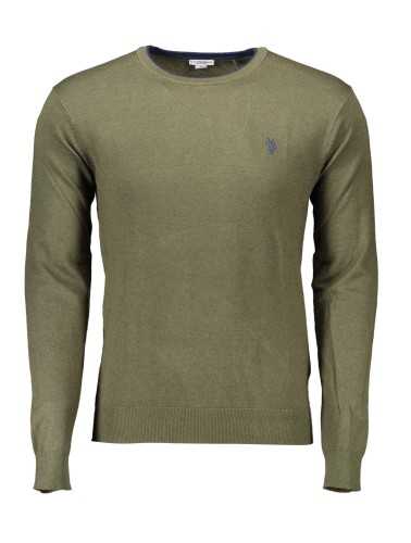 US POLO GREEN MEN'S SWEATER