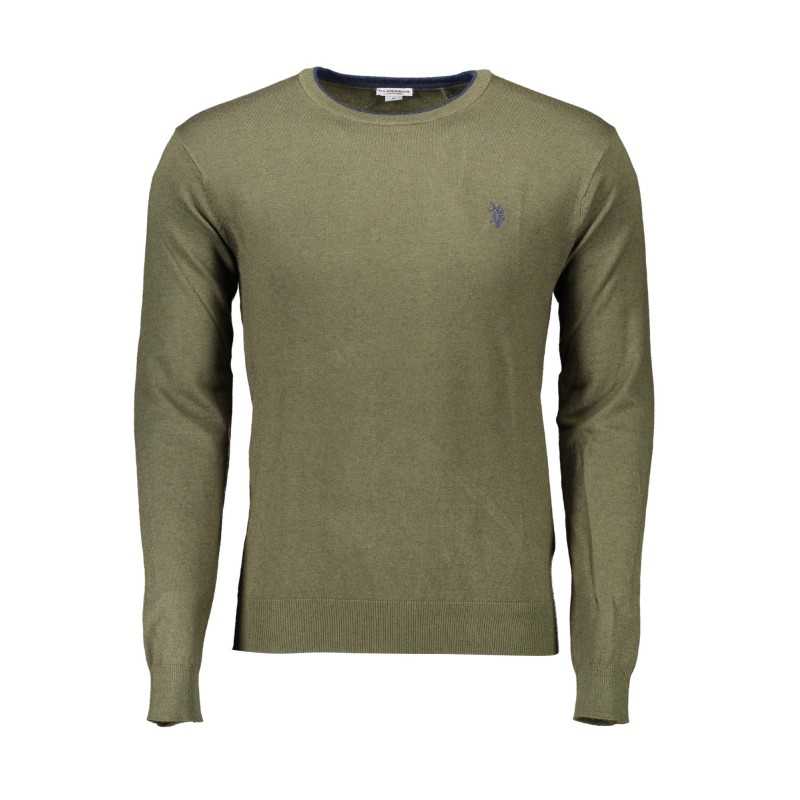 US POLO GREEN MEN'S SWEATER