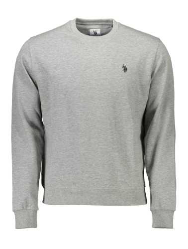 US POLO SWEATSHIRT WITHOUT ZIP MAN GRAY