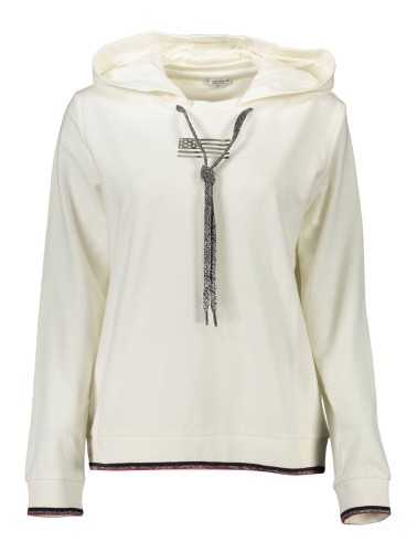 US POLO SWEATSHIRT WITHOUT ZIP WOMAN WHITE