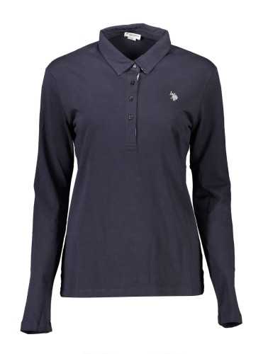 US POLO LONG SLEEVE POLO WOMAN BLUE