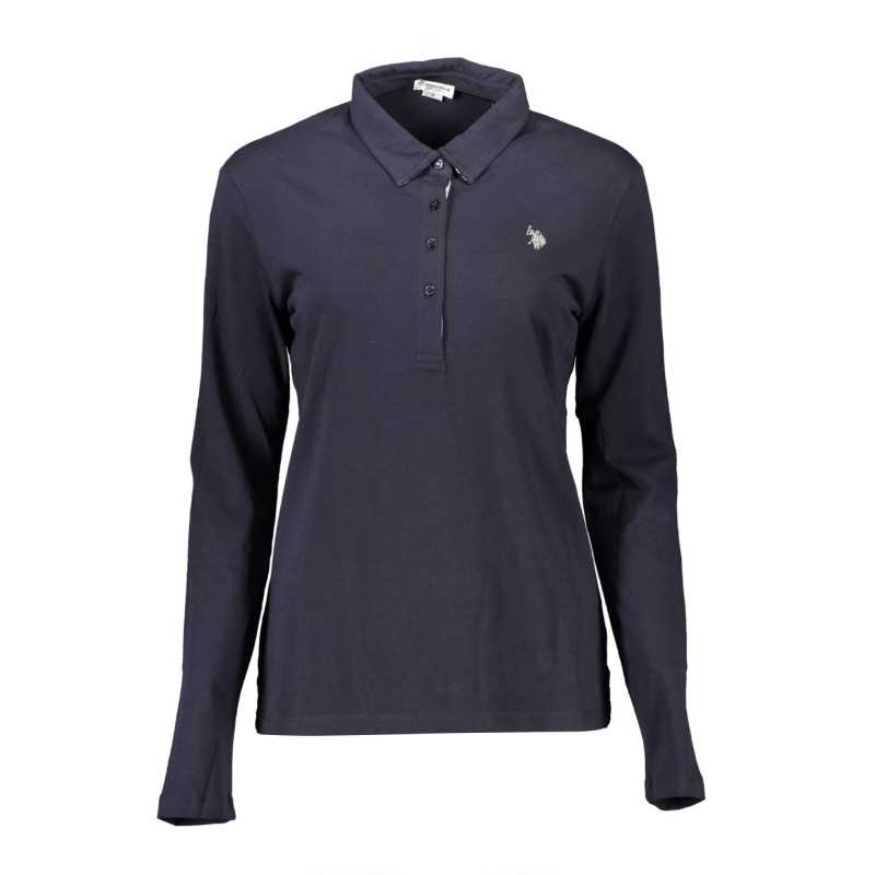 US POLO LONG SLEEVE POLO WOMAN BLUE