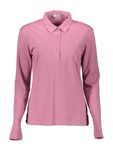 U.S. POLO POLO MANICHE LUNGHE DONNA ROSA