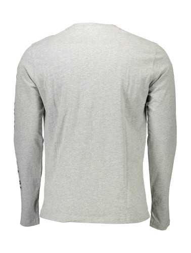 US POLO GRAY MEN'S LONG SLEEVE T-SHIRT