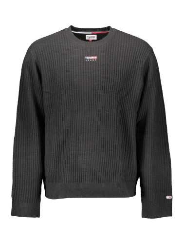 TOMMY HILFIGER MEN'S BLACK SWEATER