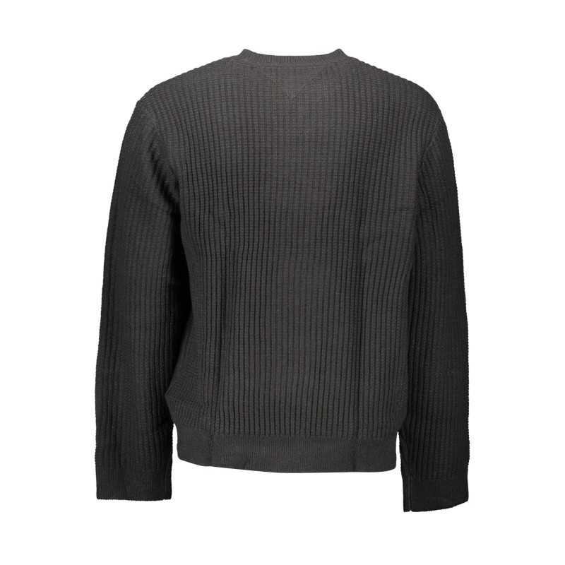 TOMMY HILFIGER MEN'S BLACK SWEATER