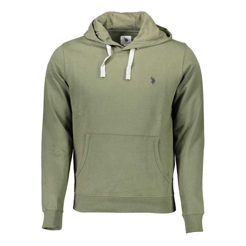 US POLO SWEATSHIRT WITHOUT ZIP MAN GREEN