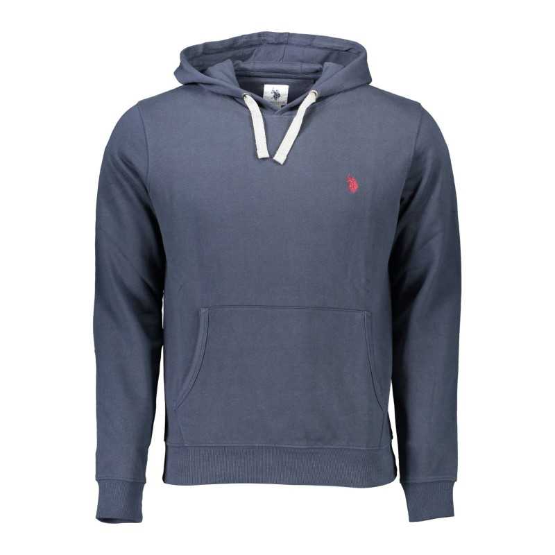 US POLO MEN'S BLUE SWEATSHIRT WITH ZIP