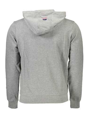 US POLO GRAY MEN'S SWEATSHIRT WITH ZIP