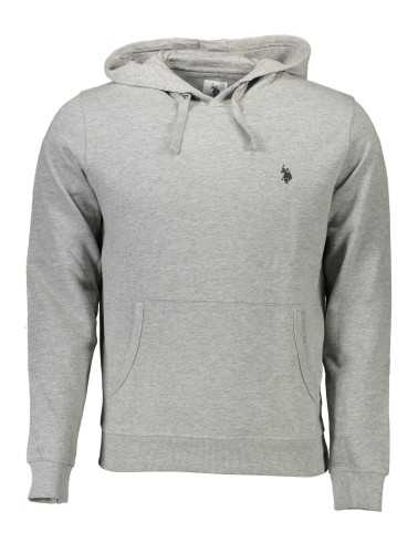 US POLO SWEATSHIRT WITHOUT ZIP MAN GRAY