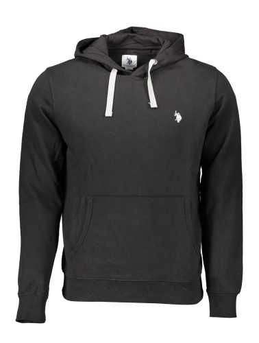 US POLO SWEATSHIRT WITHOUT ZIP MAN BLACK