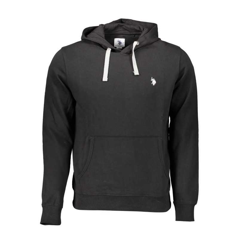 US POLO SWEATSHIRT WITHOUT ZIP MAN BLACK