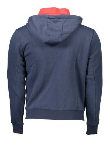 US POLO MEN'S BLUE SWEATSHIRT WITH ZIP