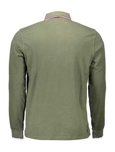 US POLO SHIRT LONG SLEEVE MEN'S GREEN