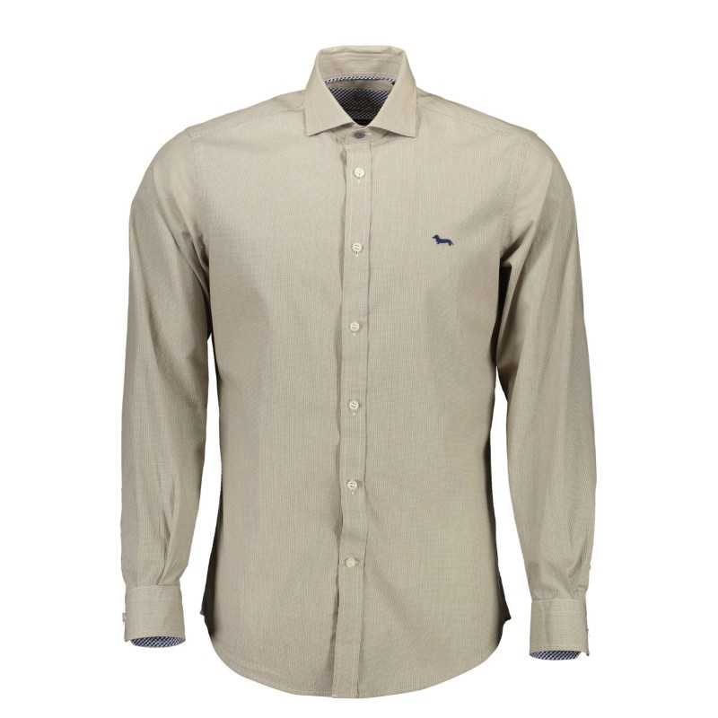 HARMONT & BLAINE MEN'S BEIGE LONG SLEEVE SHIRT