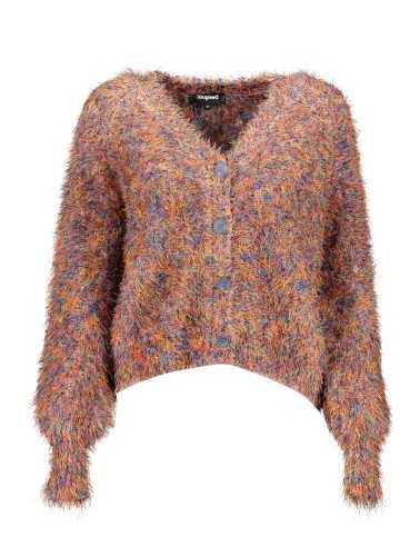 DESIGUAL CARDIGAN DONNA ARANCIO