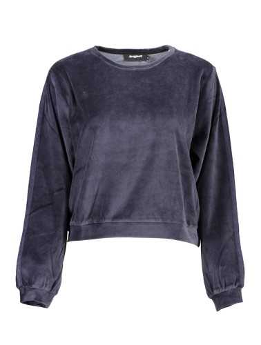 DESIGUAL WOMEN'S BLUE SWEATER