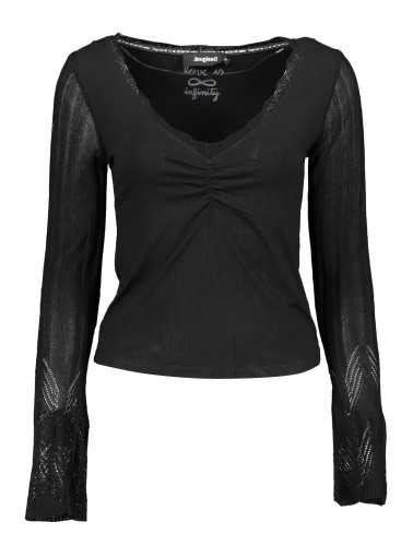 DESIGUAL MAGLIA DONNA NERO