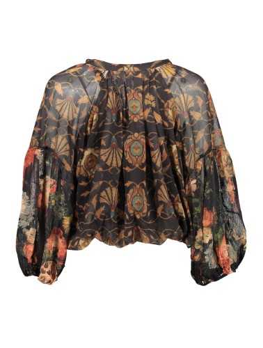 DESIGUAL LONG SLEEVE SHIRT WOMAN BLACK