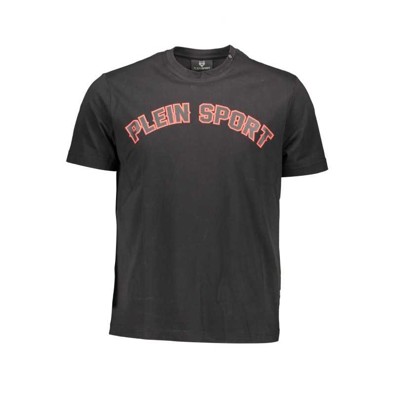 PLEIN SPORT T-SHIRT MANICHE CORTE UOMO NERO