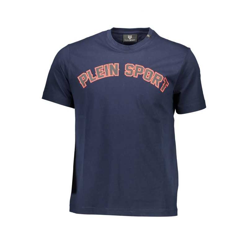 PLEIN SPORT MEN'S SHORT SLEEVE T-SHIRT BLUE