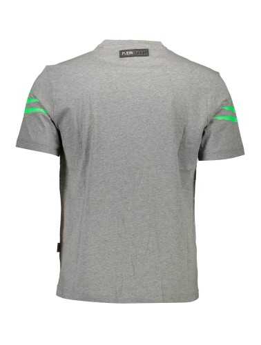 PLEIN SPORT T-SHIRT MANICHE CORTE UOMO GRIGIO