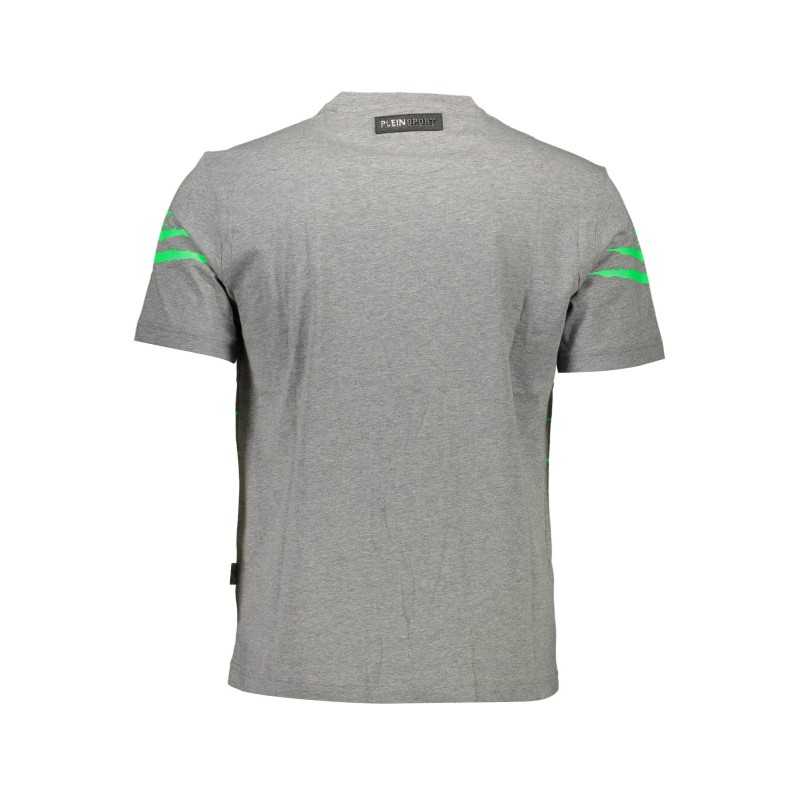 PLEIN SPORT T-SHIRT MANICHE CORTE UOMO GRIGIO