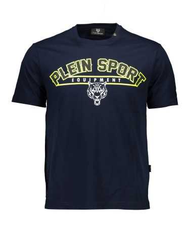 PLEIN SPORT T-SHIRT MANICHE CORTE UOMO BLU