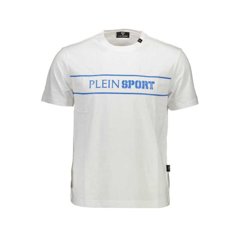 PLEIN SPORT T-SHIRT MANICHE CORTE UOMO BIANCO