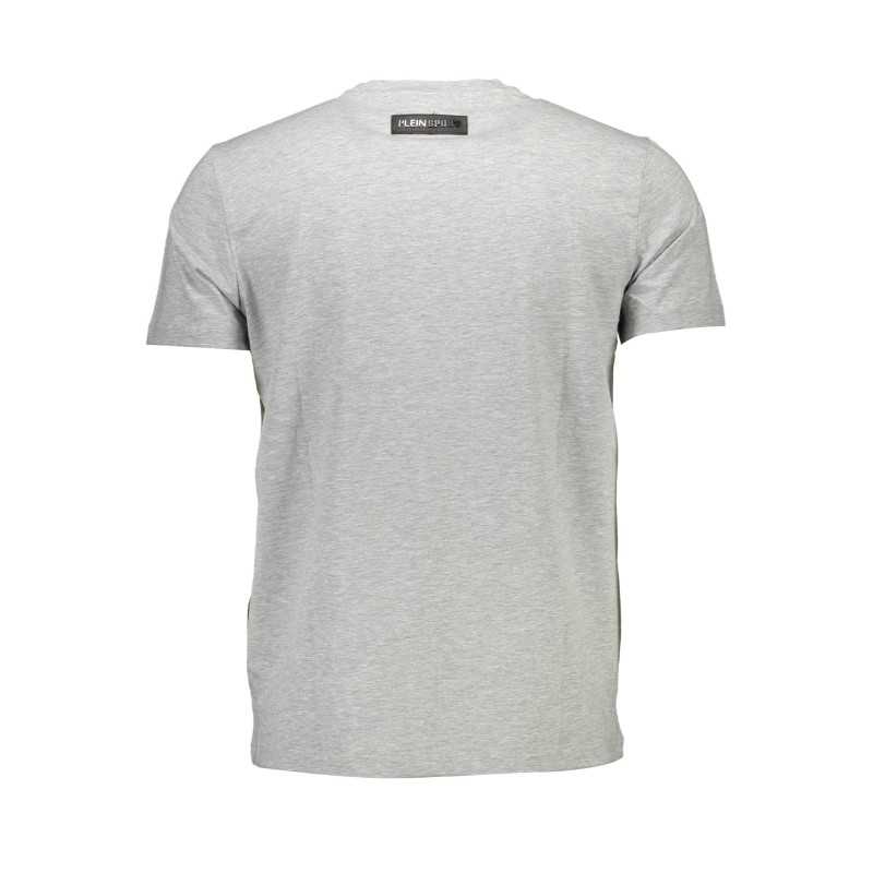 PLEIN SPORT T-SHIRT MANICHE CORTE UOMO GRIGIO