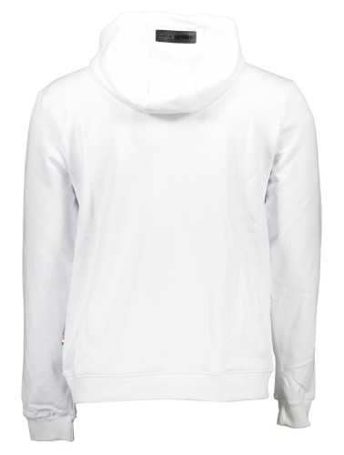 PLEIN SPORT SWEATSHIRT WITHOUT ZIP MAN WHITE