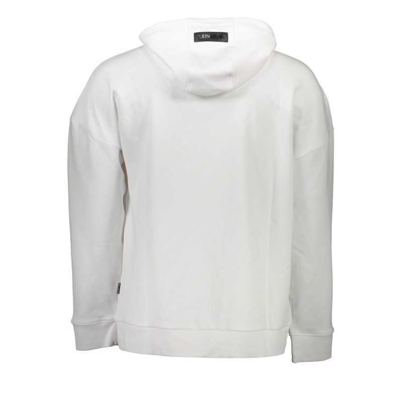 PLEIN SPORT SWEATSHIRT WITHOUT ZIP MAN WHITE