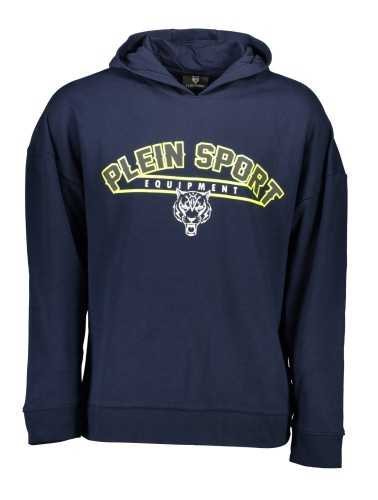 PLEIN SPORT SWEATSHIRT WITHOUT ZIP MAN BLUE