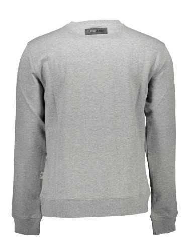 PLEIN SPORT SWEATSHIRT WITHOUT ZIP MAN GRAY