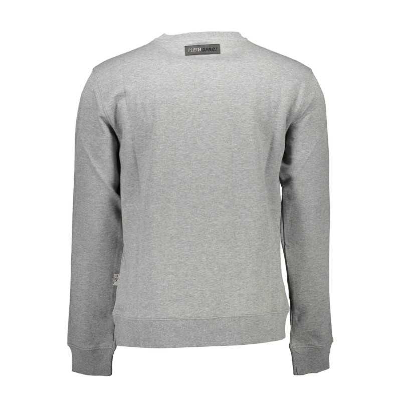 PLEIN SPORT SWEATSHIRT WITHOUT ZIP MAN GRAY