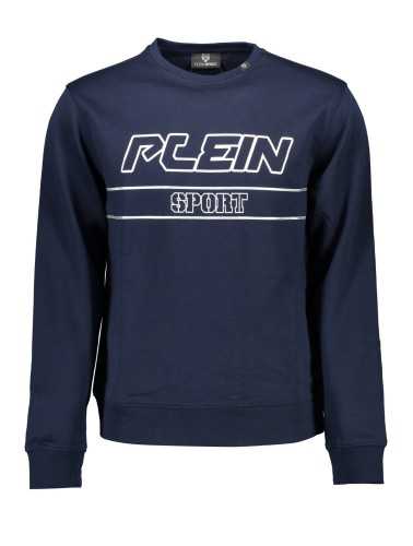 PLEIN SPORT SWEATSHIRT WITHOUT ZIP MAN BLUE