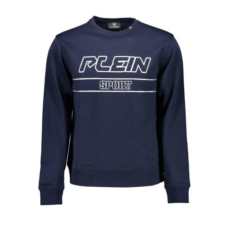 PLEIN SPORT SWEATSHIRT WITHOUT ZIP MAN BLUE