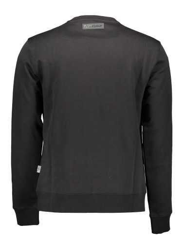 PLEIN SPORT SWEATSHIRT WITHOUT ZIP MAN BLACK