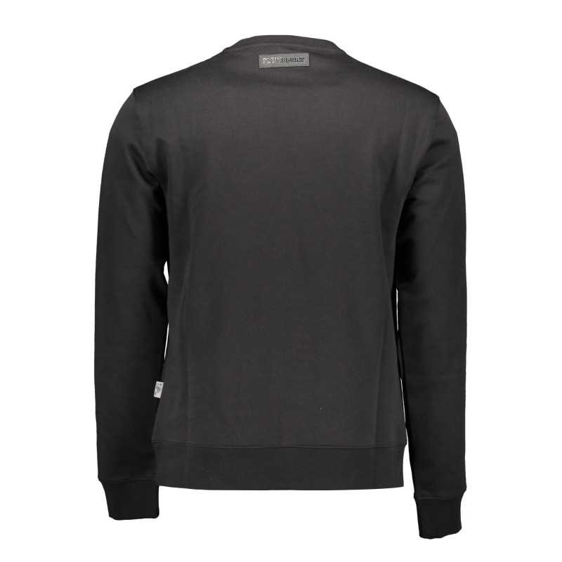 PLEIN SPORT SWEATSHIRT WITHOUT ZIP MAN BLACK