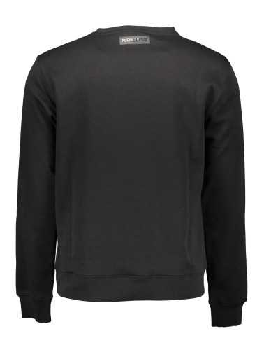 PLEIN SPORT SWEATSHIRT WITHOUT ZIP MAN BLACK