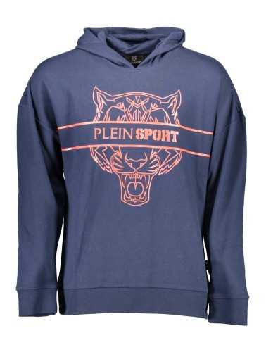 PLEIN SPORT SWEATSHIRT WITHOUT ZIP MAN BLUE