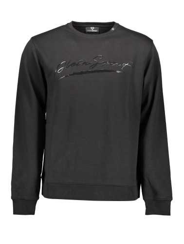 PLEIN SPORT SWEATSHIRT WITHOUT ZIP MAN BLACK