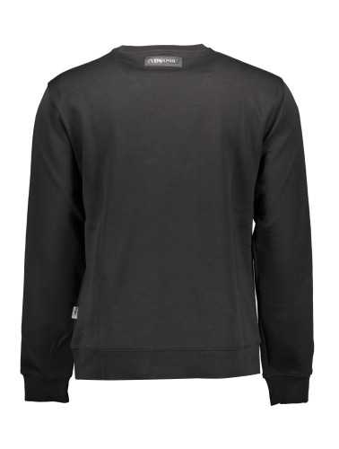 PLEIN SPORT SWEATSHIRT WITHOUT ZIP MAN BLACK