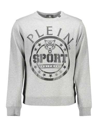 PLEIN SPORT SWEATSHIRT WITHOUT ZIP MAN GRAY