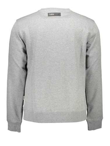 PLEIN SPORT SWEATSHIRT WITHOUT ZIP MAN GRAY