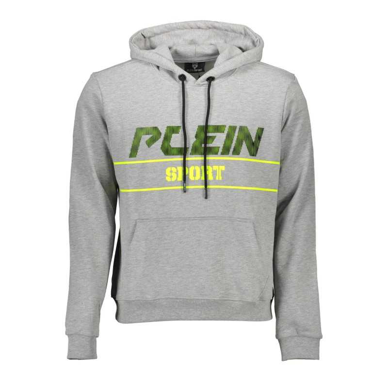 PLEIN SPORT FELPA SENZA ZIP UOMO GRIGIO