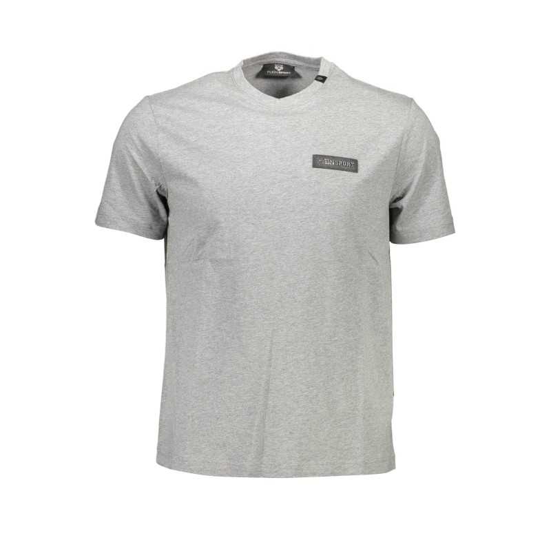 PLEIN SPORT T-SHIRT MANICHE CORTE UOMO GRIGIO