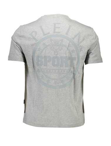 PLEIN SPORT T-SHIRT MANICHE CORTE UOMO GRIGIO