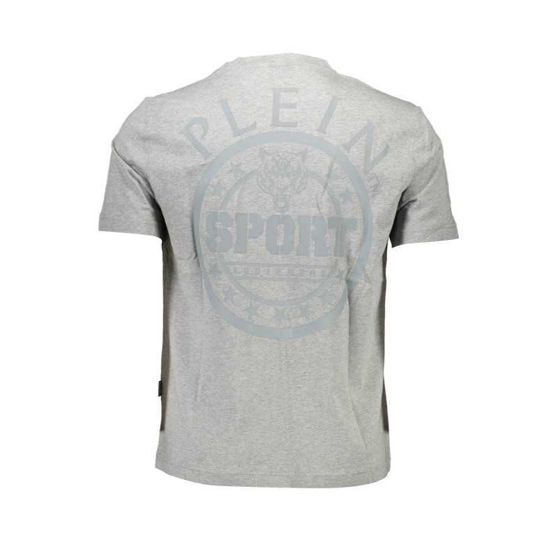 PLEIN SPORT T-SHIRT MANICHE CORTE UOMO GRIGIO